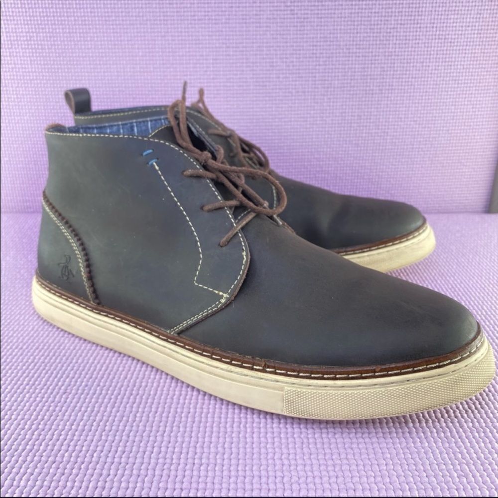Original Penguin Leather Lace Up‎ Chukka Boot Brown 12